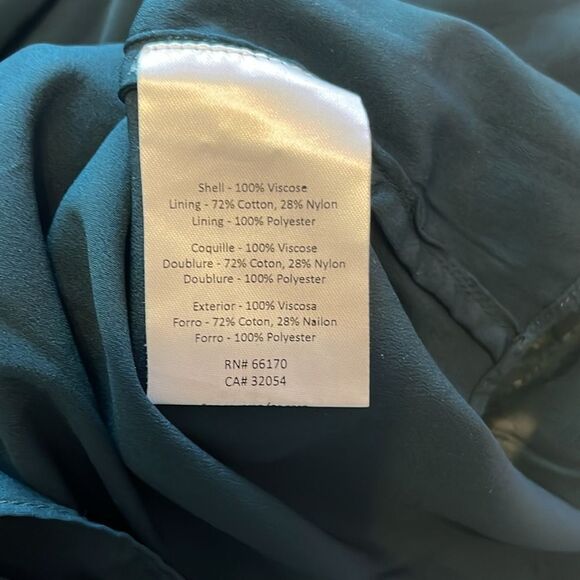 Anthropologie Pallavi Mohan Not So Serious Brenta Beaded Swing Dress Green Sz 4 - Picture 9 of 10